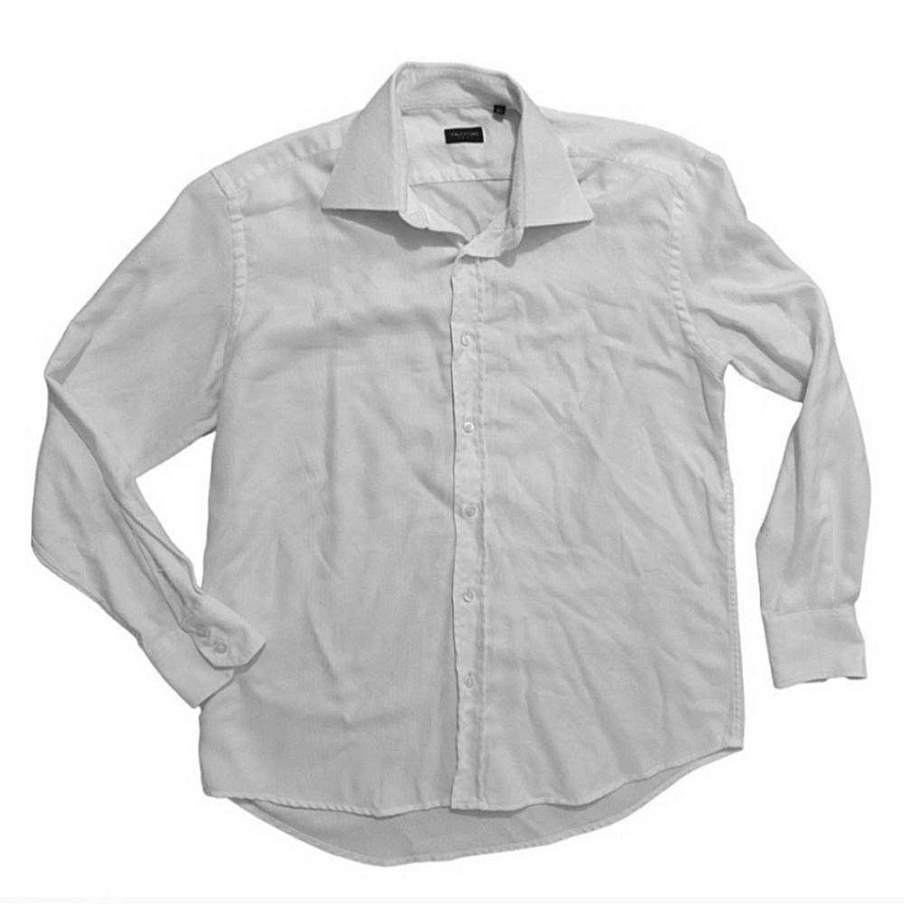 Valentino Textured Dress Shirt Sz 16 (XL)